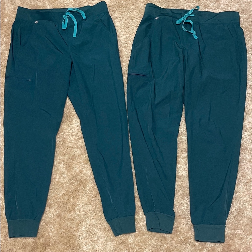 Figs Teal Technical Collection Pants bundle of 2